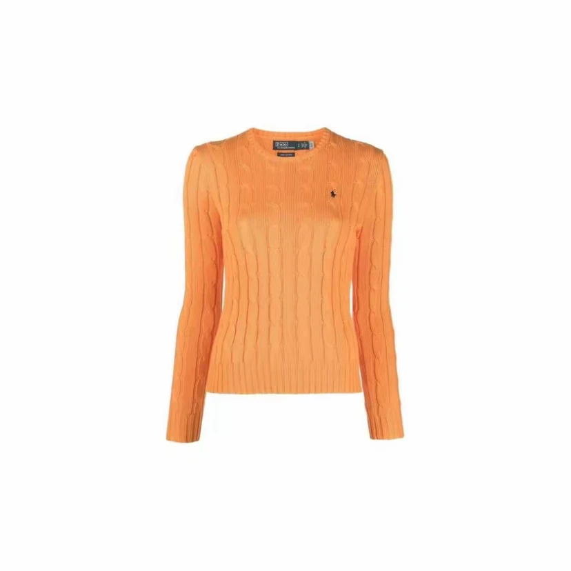 奢邦/Polo Ralph Lauren 徽标刺绣圆领长袖休闲针织衫