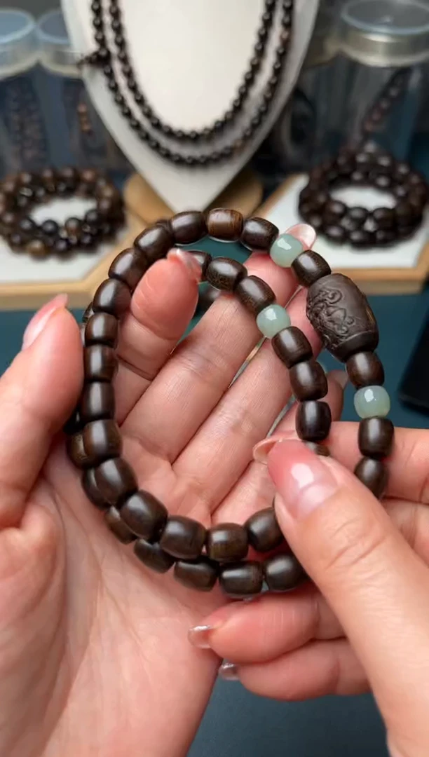 【闪购商品】沉香手串8mm越南芽庄白奇楠双圈