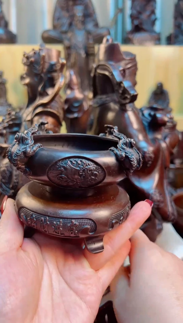 【闪购商品】1案台摆件 物品摆件 四方来财转