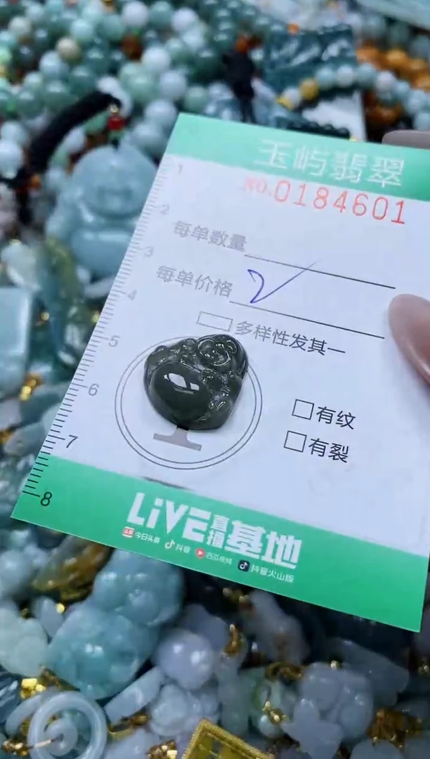 翡翠未镶嵌颈饰闪购0184601