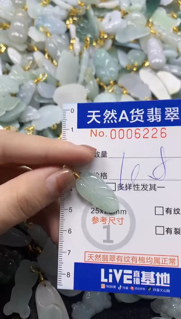 颈饰未镶嵌翡翠天然A货翡翠