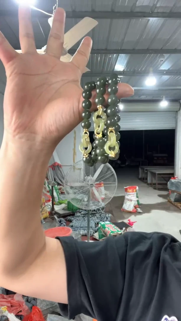 手串未镶嵌和田玉湖水绿手串多样性拍一发一