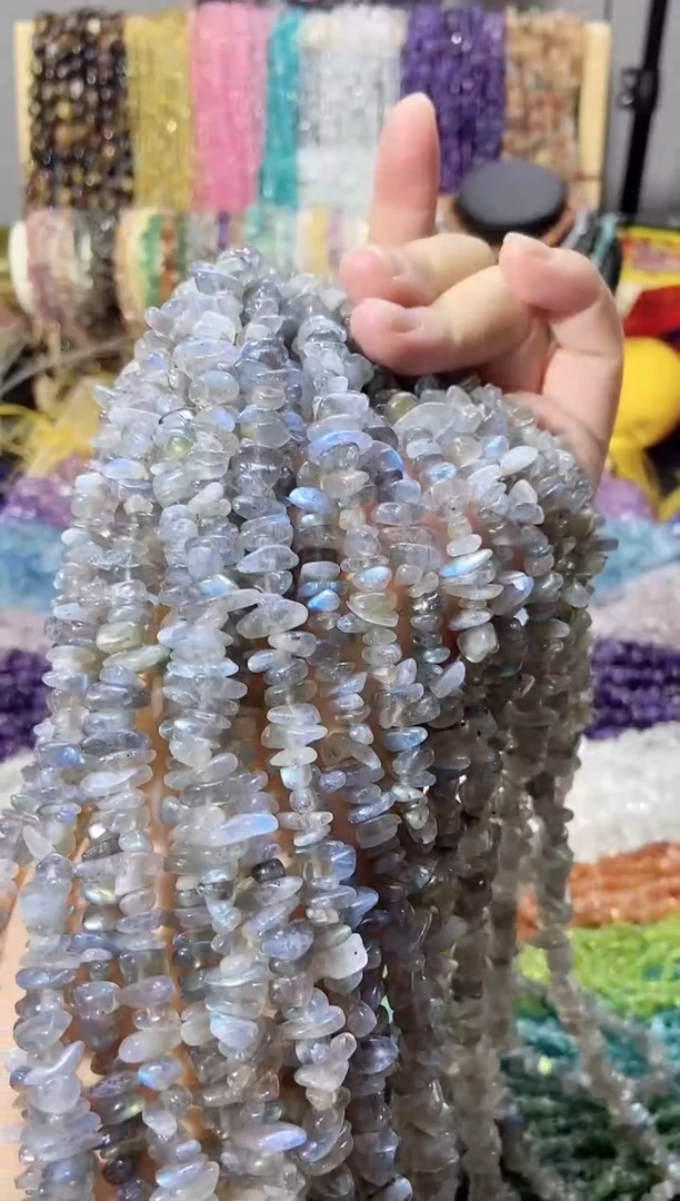 未镶嵌珠宝半成品水晶灰月光