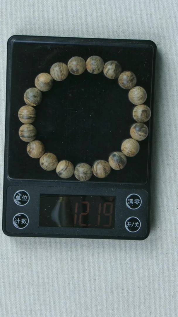 沉香手串马尼涝1.05-12.19克