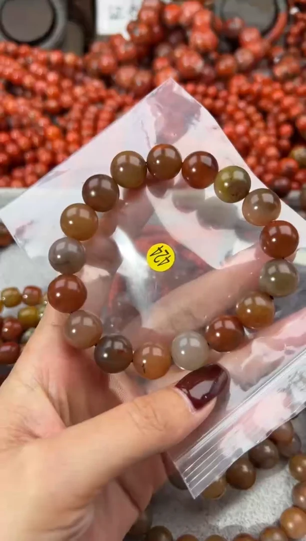 未镶嵌手串南红玛瑙13+