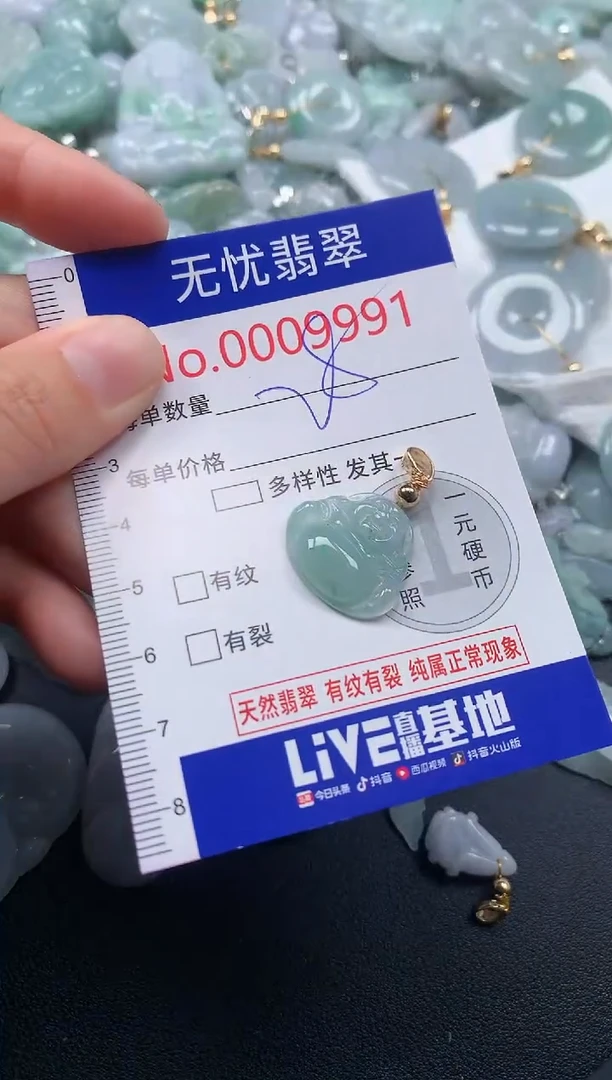 颈饰未镶嵌翡翠9991