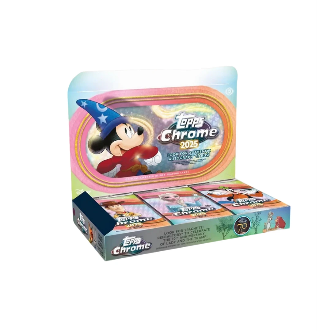 【拆盒】2025 Topps Chrome 迪士尼 Hobby 球星卡 盲盒