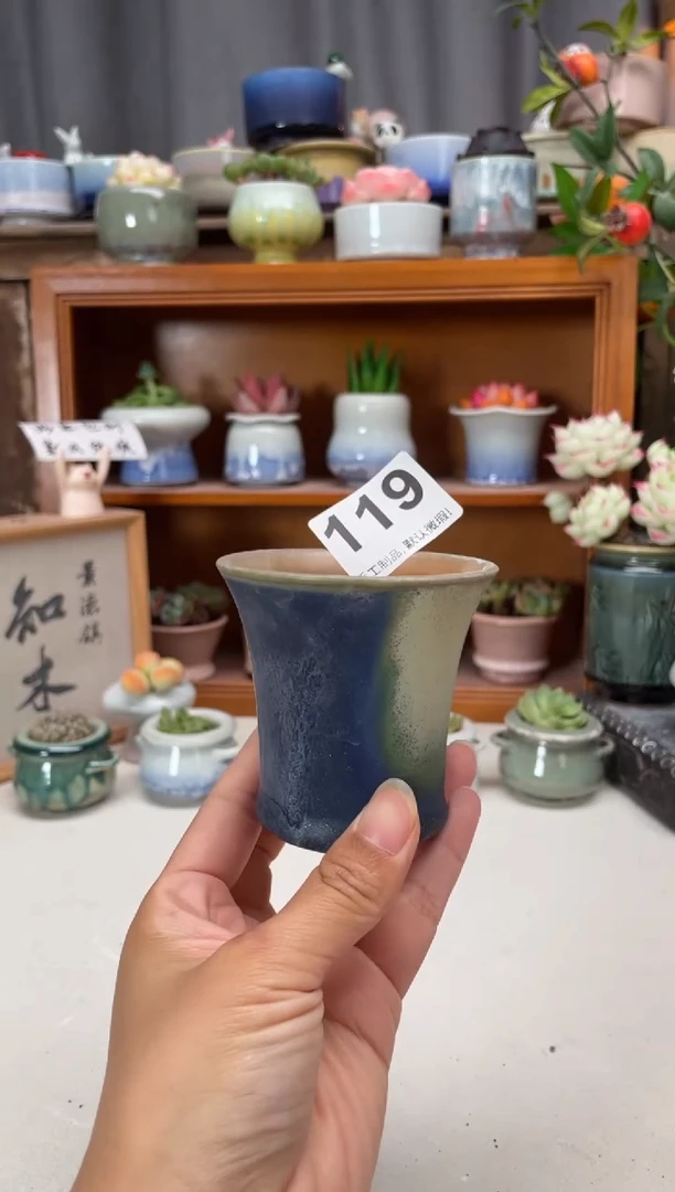 瓷片119知木小芳花盆编号