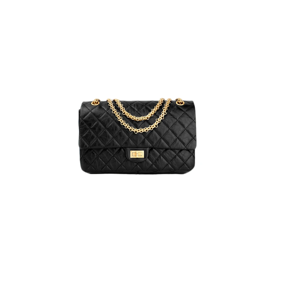 99新 Chanel/香奈儿 2.55黑金大号