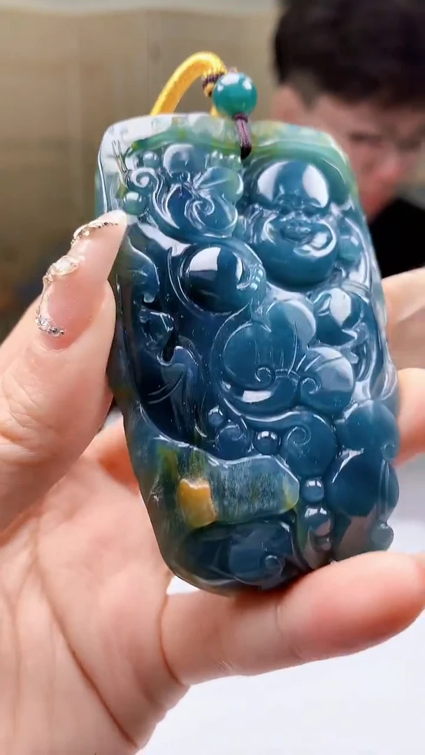 【闪购商品】定制翡翠未镶嵌4688ty-毛货挂件12
