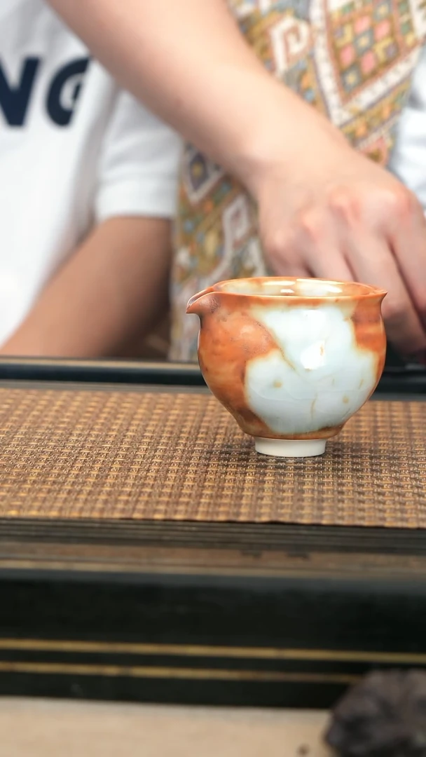 茶壶紫砂MT38《堆釉金银彩志野公道杯》