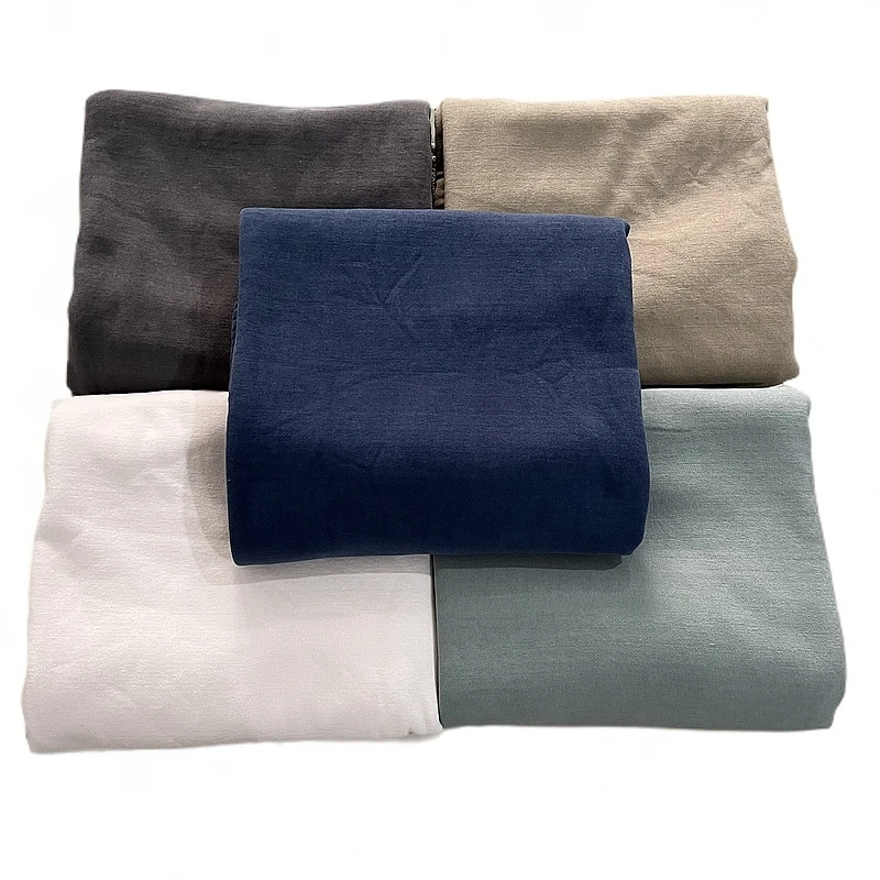 秋冬季素色简约风双面加厚保暖毛毯(微瑕)