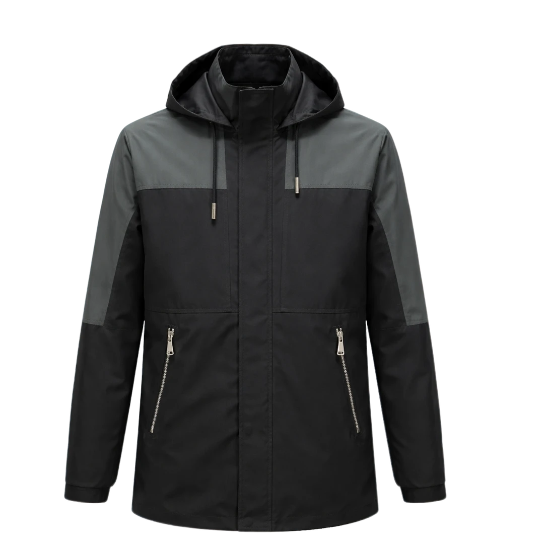 秋冬季百搭休闲风衣外套商务休闲两用高级感男装968