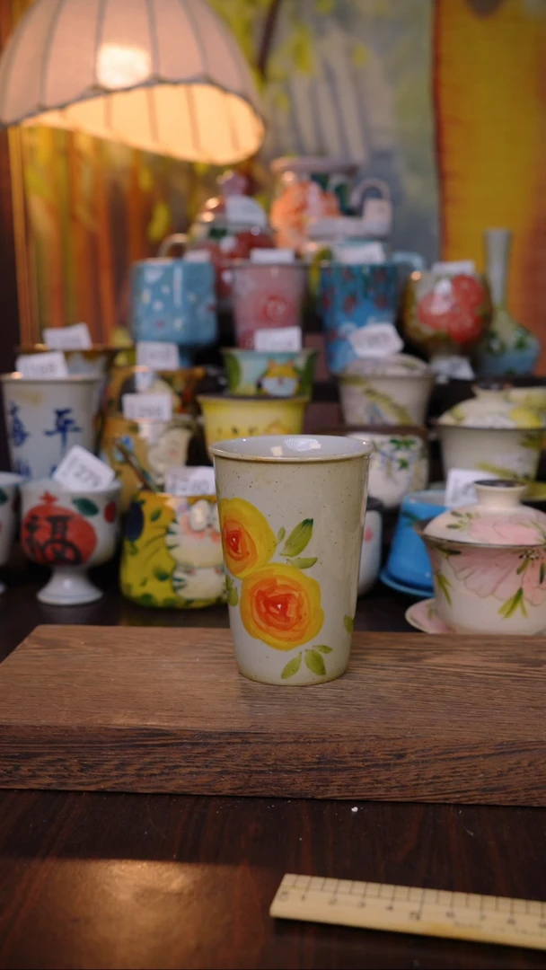 摆件泥垚手作 景德镇手工手绘器物