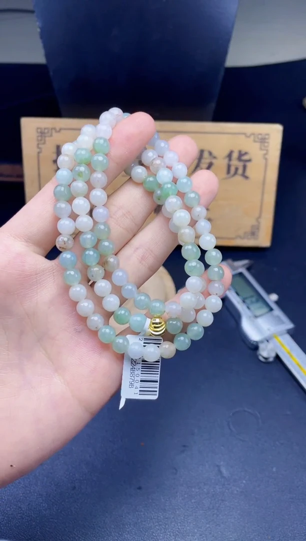 未镶嵌手链翡翠珠串
