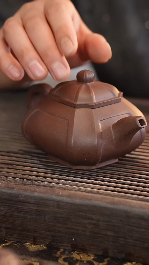 茶壶紫砂原矿手工制作