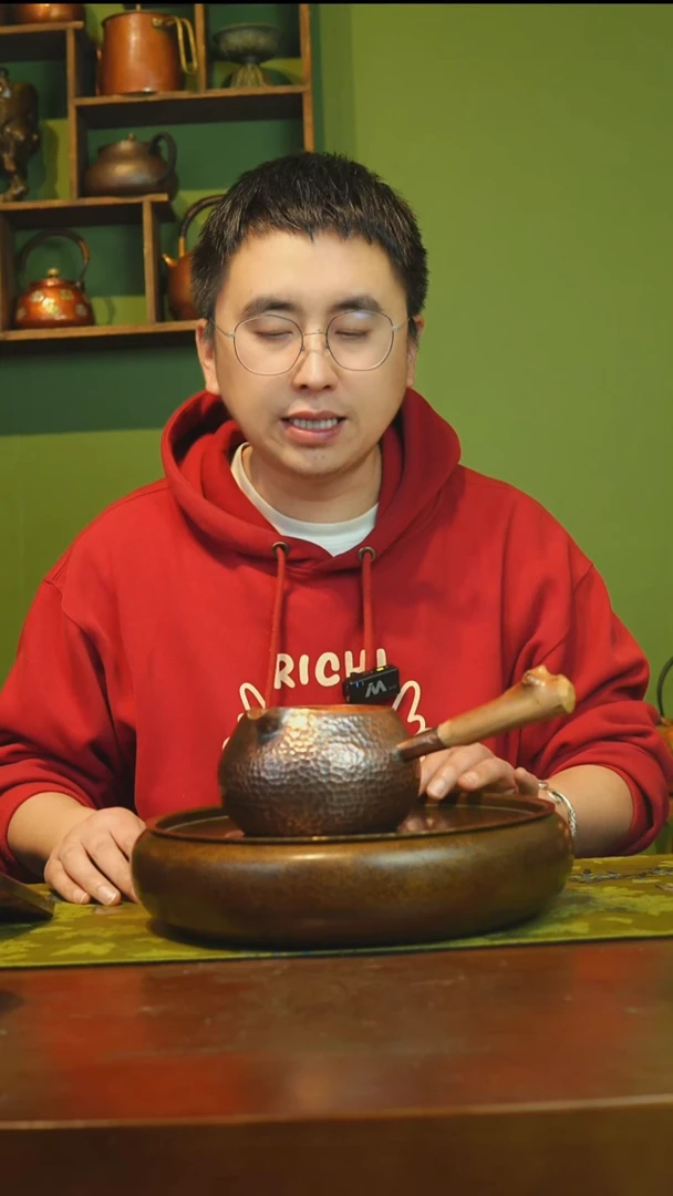 纯紫铜800毫升果树瘤煮茶器