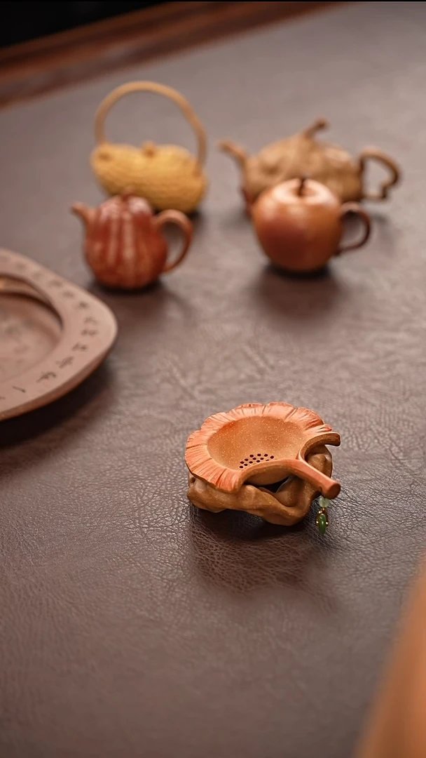 茶壶紫砂太湖石茶漏