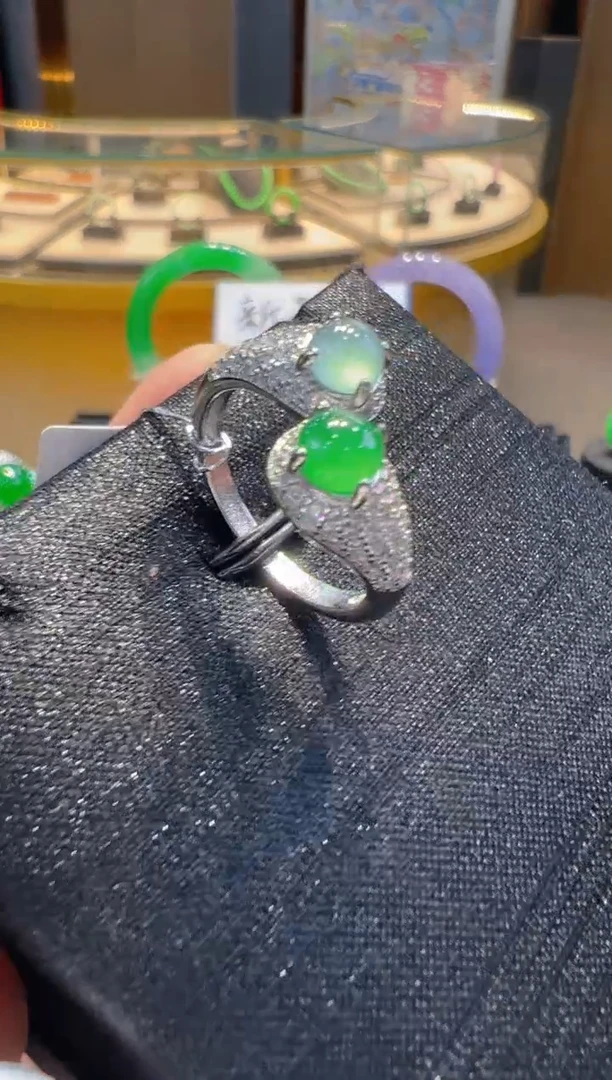 【闪购商品】翡翠戒指合金