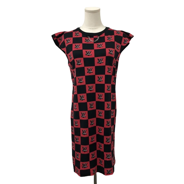 妃鱼/路易威登/棉/连衣裙/95新/Z85