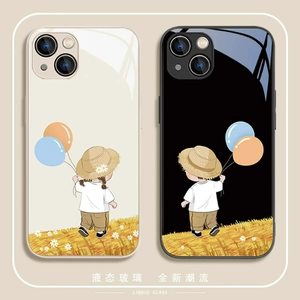 适用苹果17/华为mate70/小米15/oppo/vivo情侣男孩女孩个性手机壳