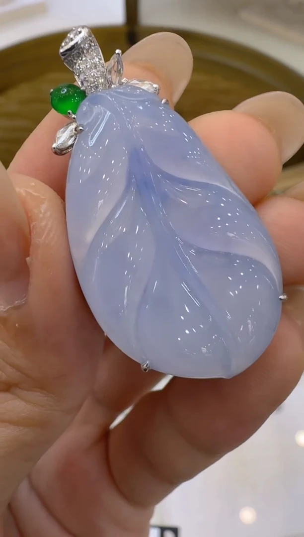 吊坠(不含链)18K金镶嵌翡翠多样性团购发一件