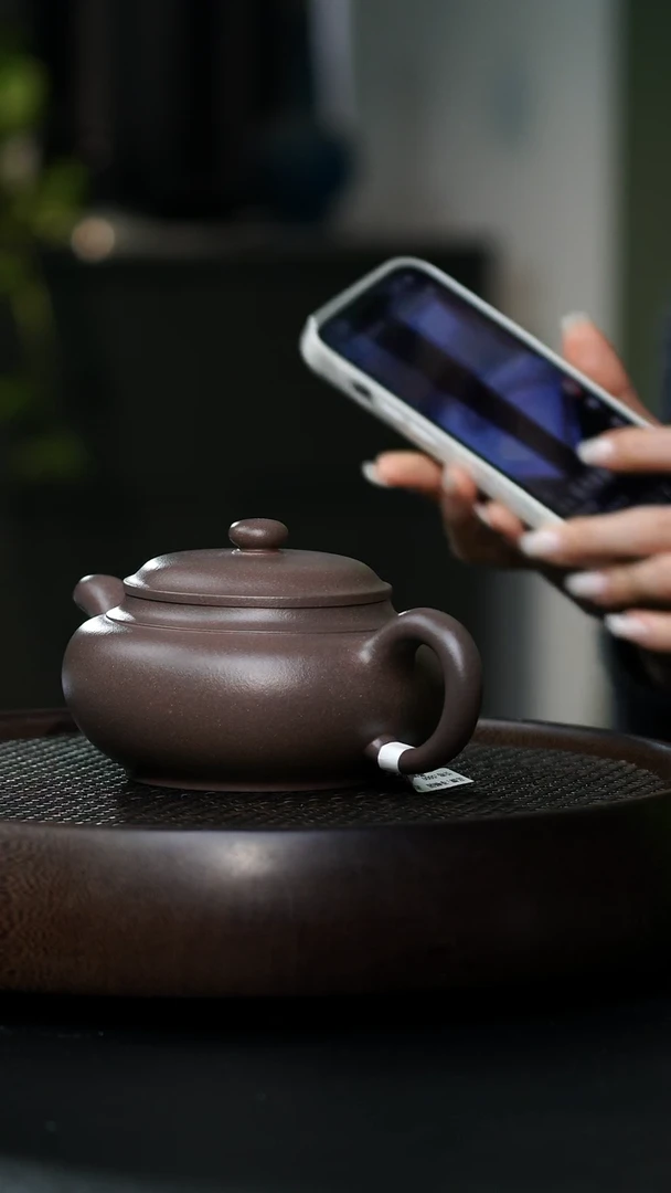 夏*JCY-0471石础（顾景舟原件复刻）-天青泥-450cc