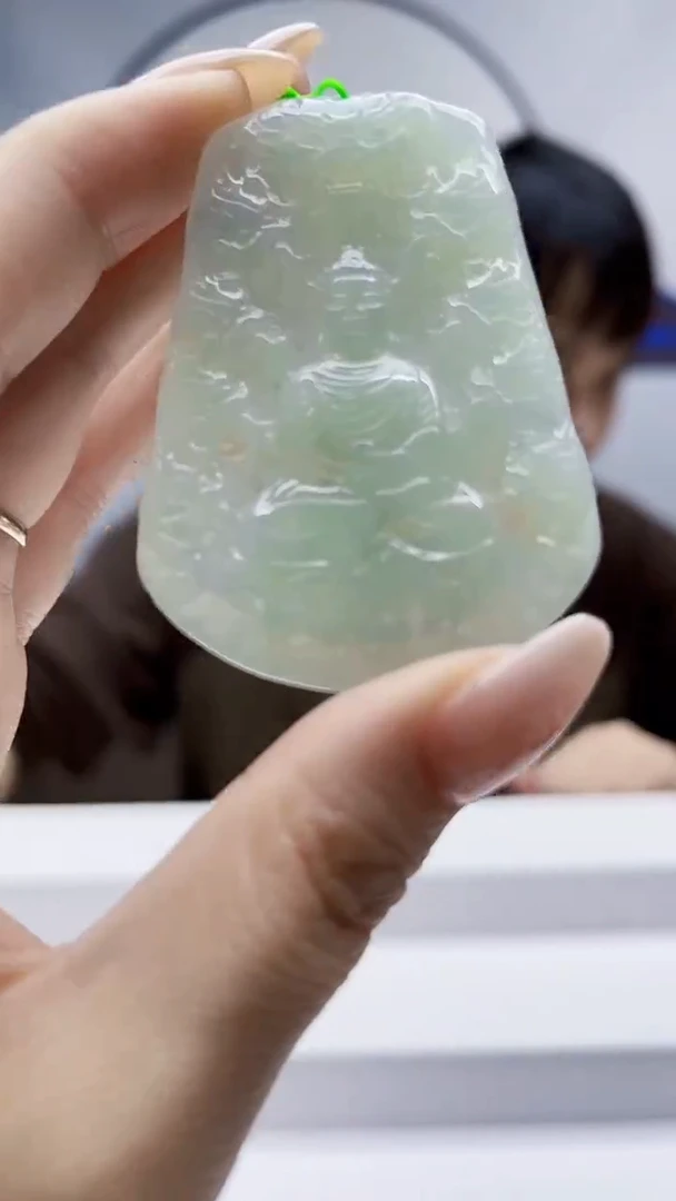 未镶嵌定制翡翠毛货挂件43