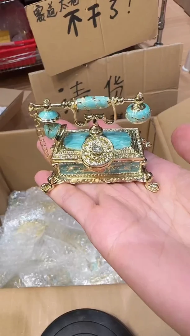 【闪购商品】茶宠珐琅首饰盒摆件AD101