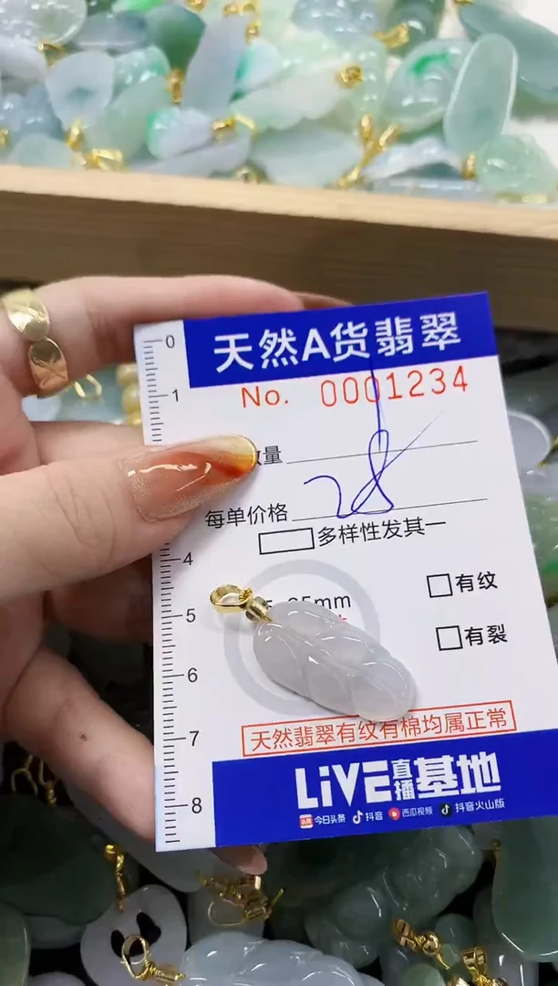 颈饰未镶嵌翡翠天然A货翡翠