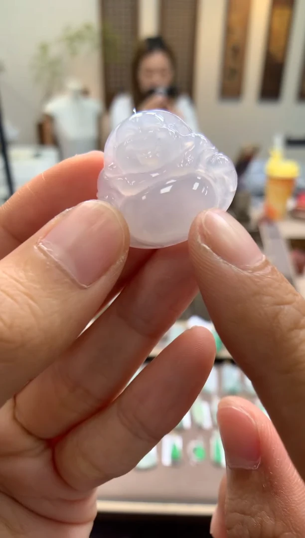 颈饰未镶嵌翡翠佛公