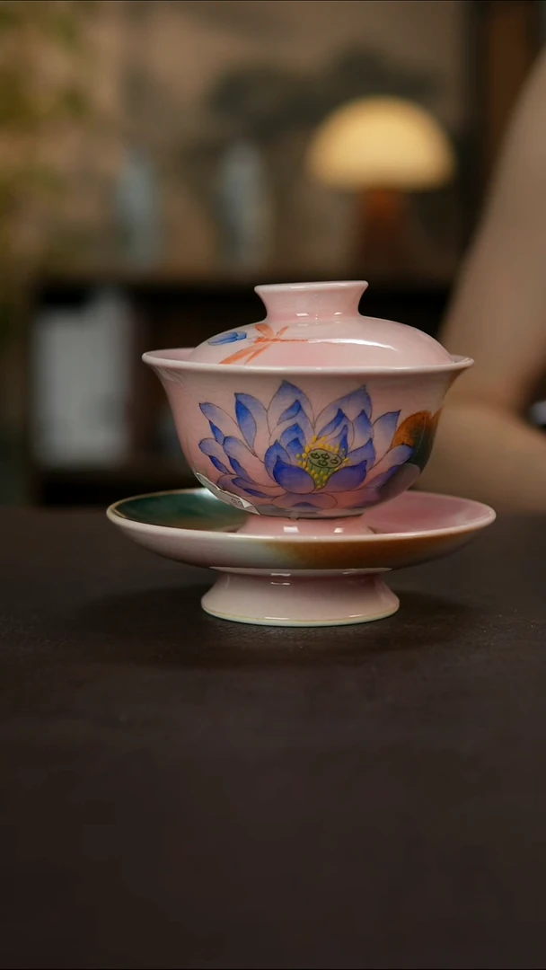 杯景德镇陶瓷杯碗柴烧多人