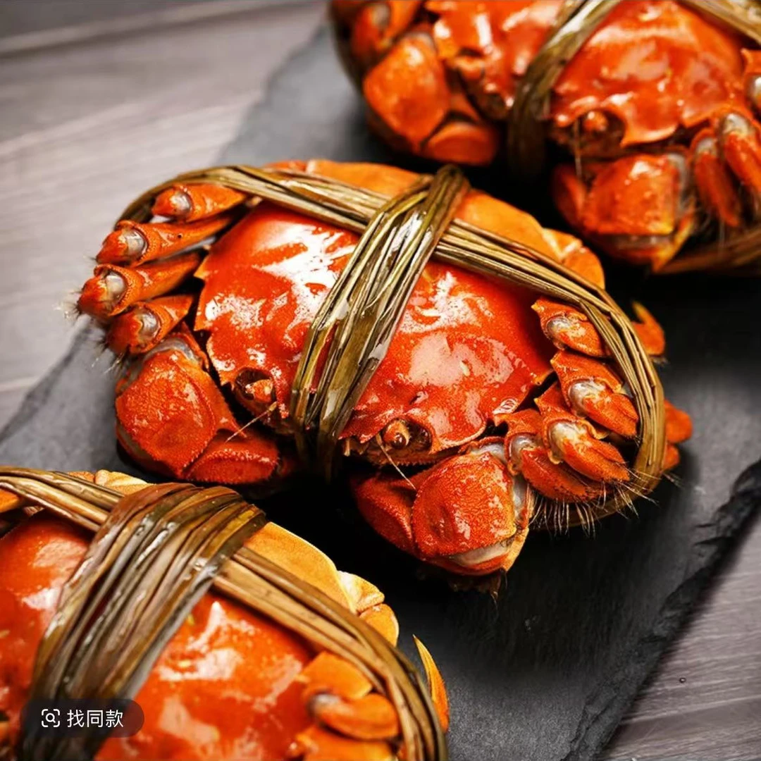 达人专属【活蟹】大闸蟹母蟹三两半 3-5-8只 次日达