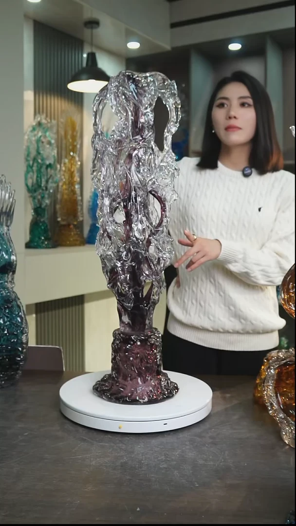 琉璃美*紫色太湖石