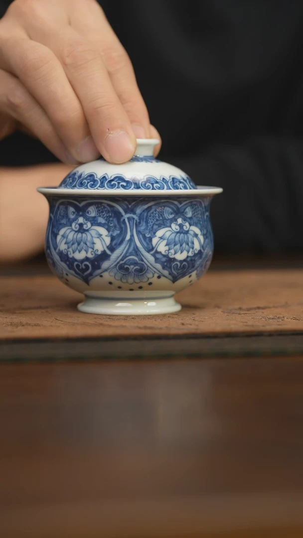 【闪购商品】杯柴窑青花破价福利