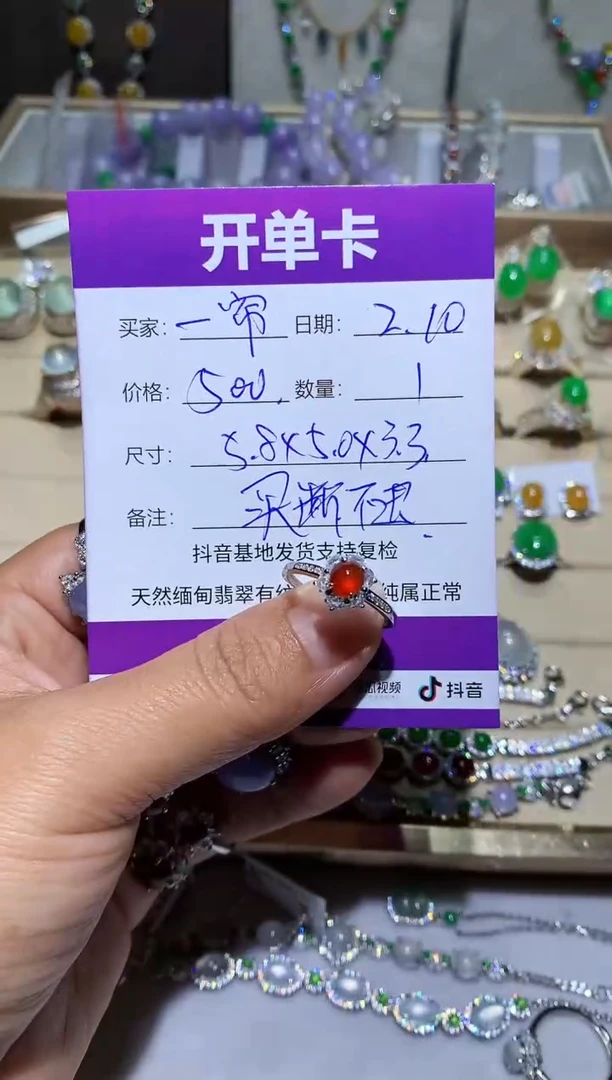 【闪购商品】翡翠挂件未镶嵌一帘幽梦