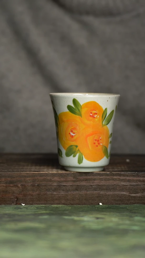 【闪购商品】杯青诗手工手绘瓷器