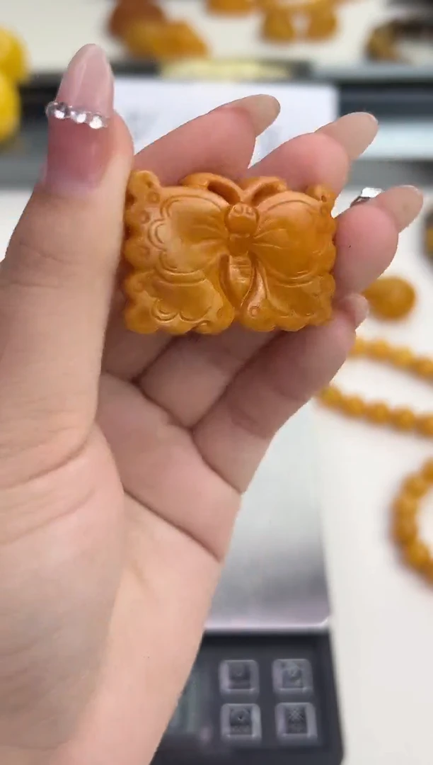 裸石琥珀未镶嵌天然琥珀蜜蜡吊坠