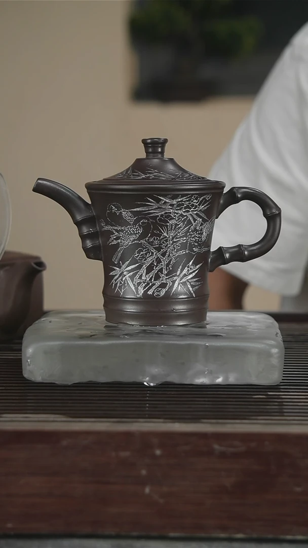 茶壶紫砂原矿紫砂壶300CC242号