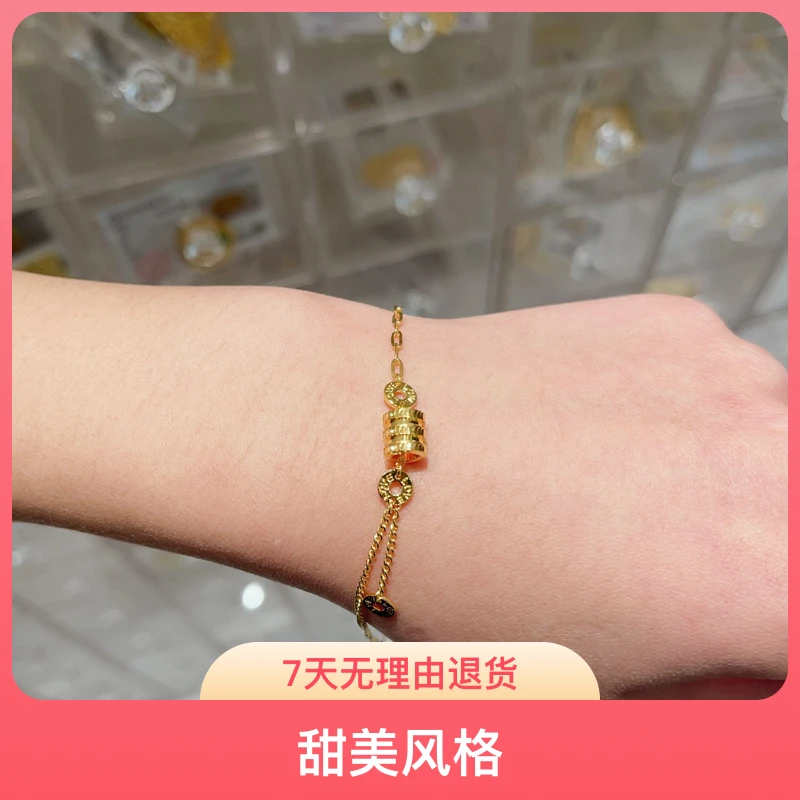 足银手链 足银手链 防钻小蛮腰手链时尚百搭小众经典气质精美