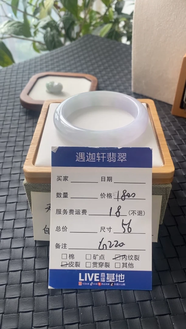 未镶嵌手镯翡翠G220圈口56