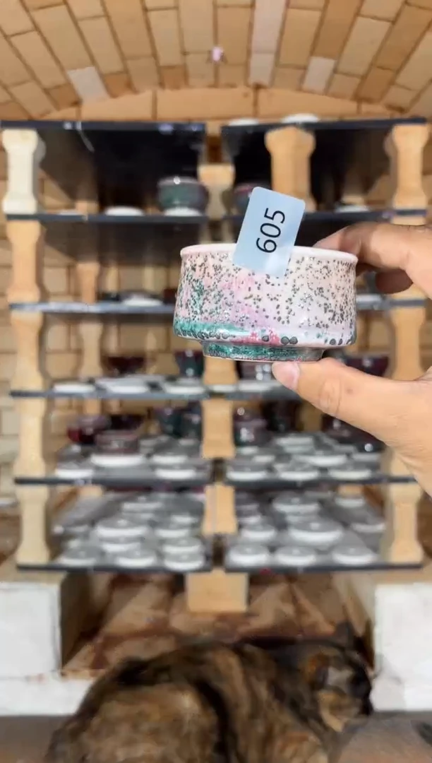 摆件精品窑变钧瓷茶器