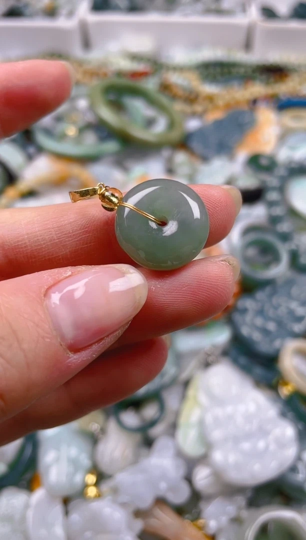 【闪购商品】翡翠颈饰未镶嵌/K/翡翠A货一图一物