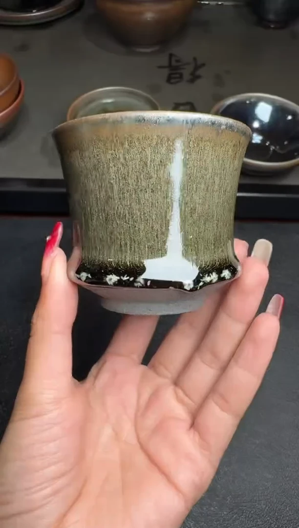 【闪购商品】茶盏严柳忠柴烧盏251