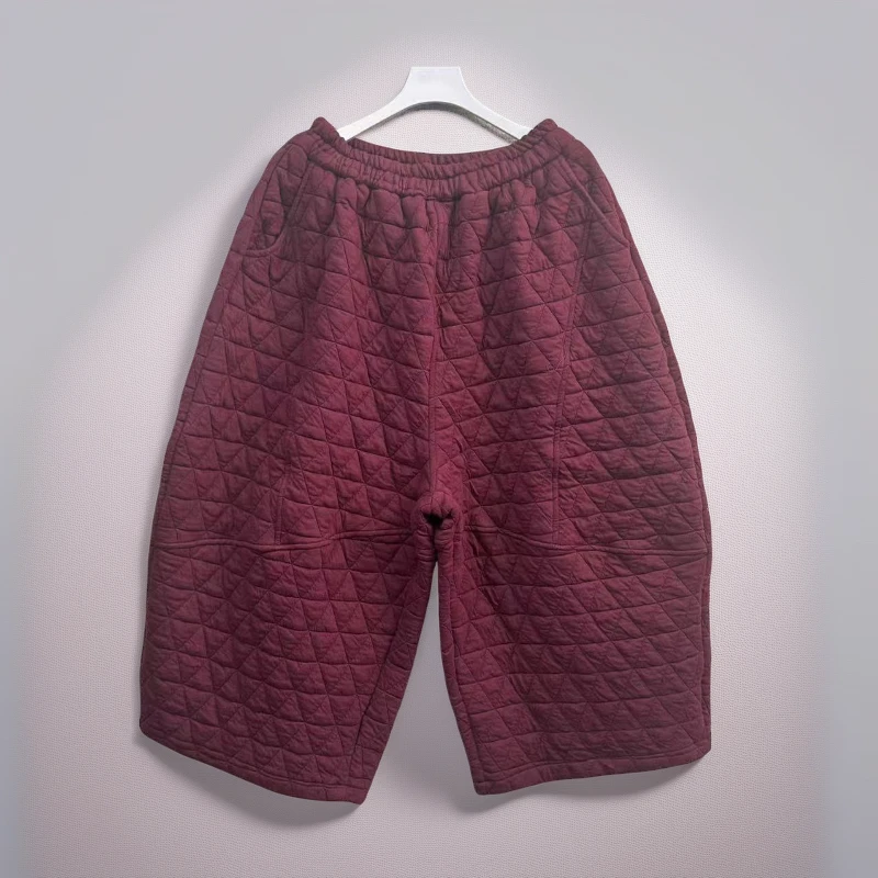 刀切棉秋冬棉裤保暖防寒宽松大版时尚休闲爆款女装大码2025松紧腰