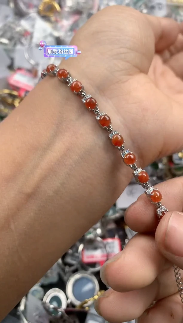 银S925镶嵌戒指翡翠777----7