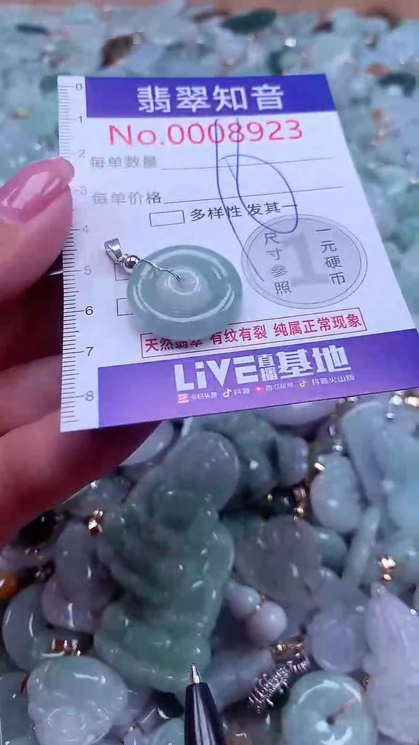 颈饰未镶嵌翡翠8923