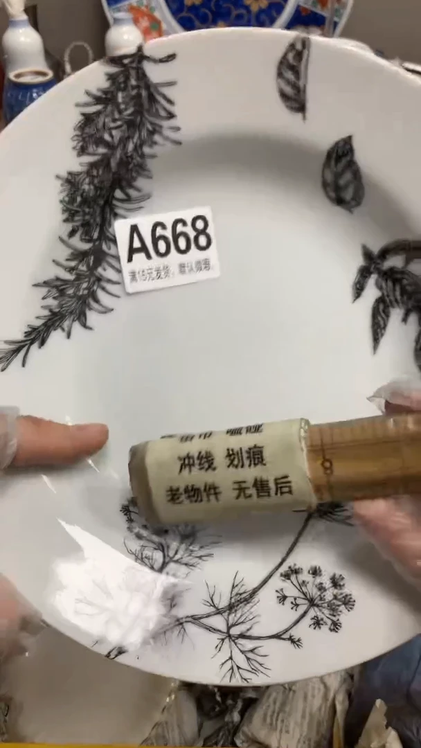 【闪购商品】瓷片668 胡吃海喝雲逰(墨妙书院)