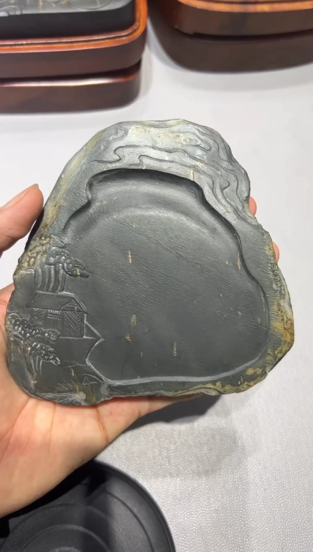 江**雨双十一歙砚大漏福利价