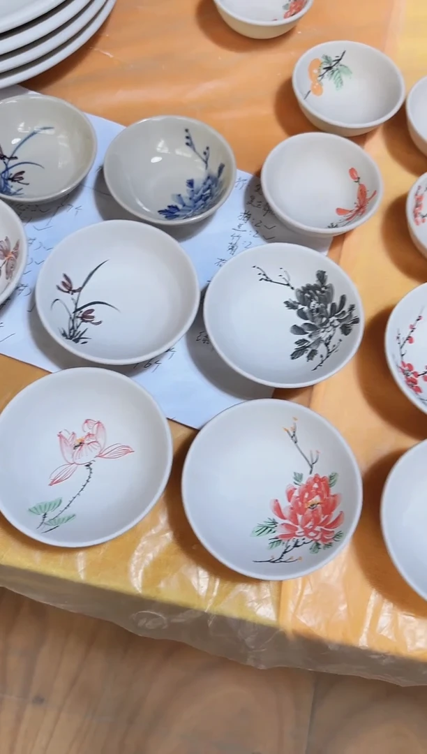 2号茶碗十个花色各一个